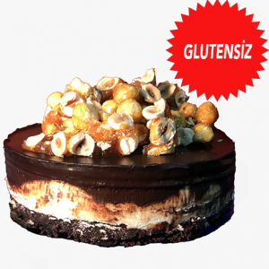 Fındık Krokanlı Pasta – GLUTENSİZ –  UNSUZ